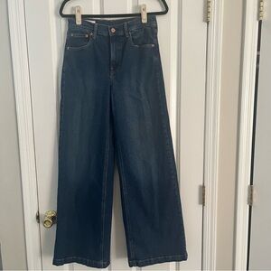 Gap Stride Jeans Full Length Wide Leg High Rise 27 4R
